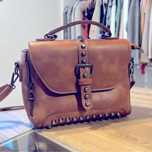 Great Bag faux leather with studd 🖤